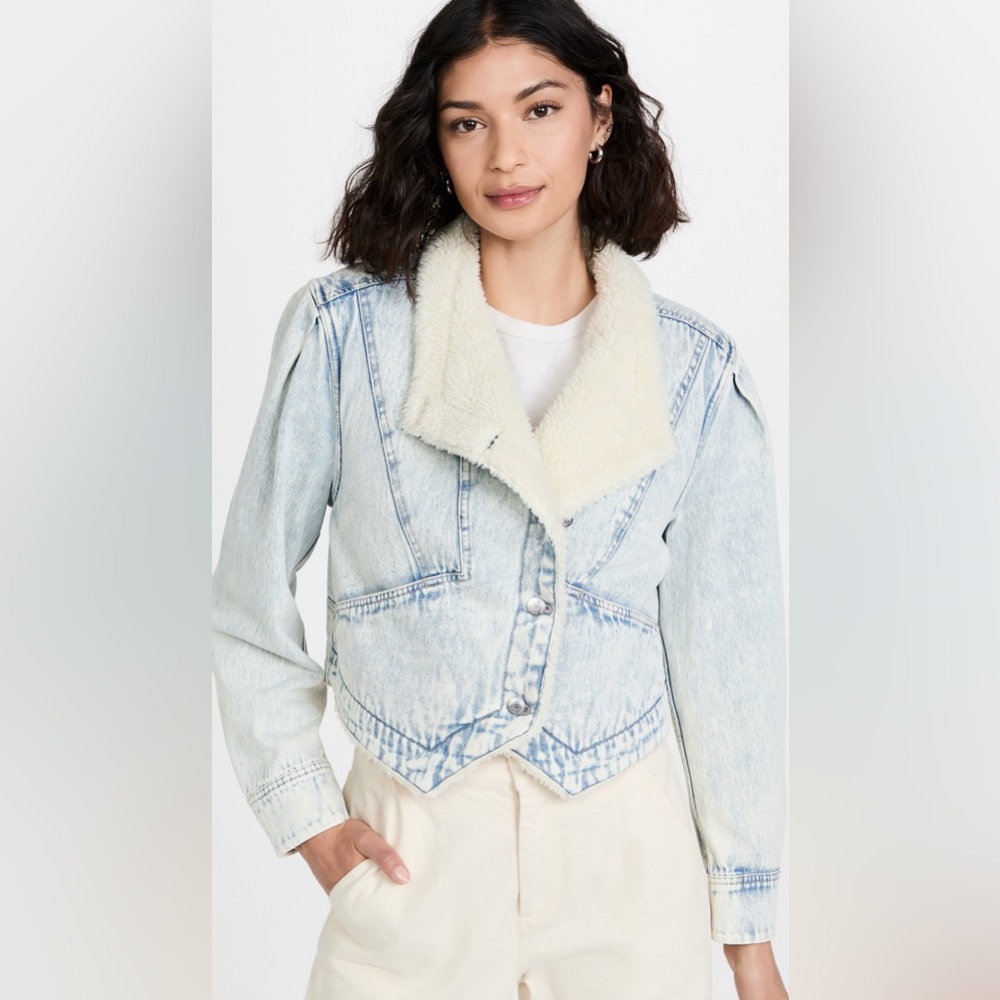 Veronica Beard Neena Acid-Wash Denim Jacket XS - Excellent Condition